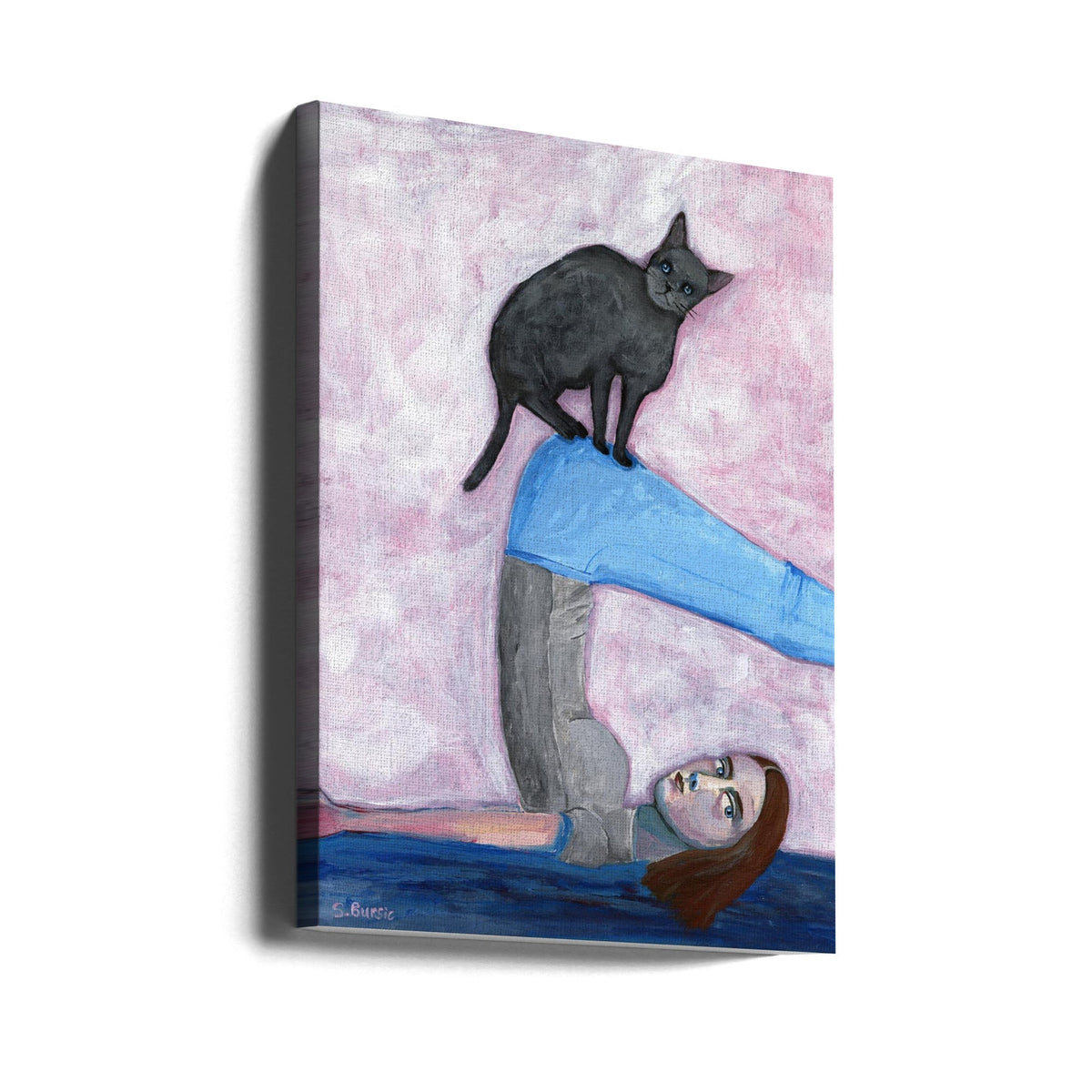 Yoga with my Cat