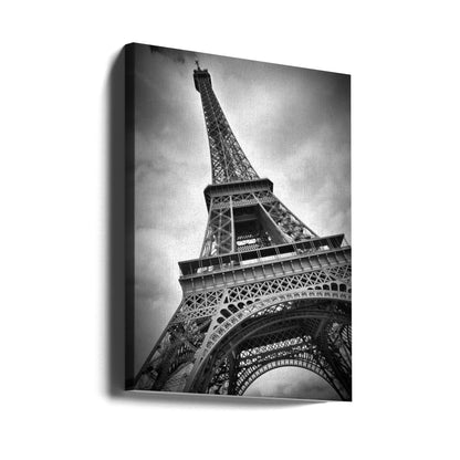 Black and White Eiffel Tower Canvas Wall Art | PARIS Eiffel Tower