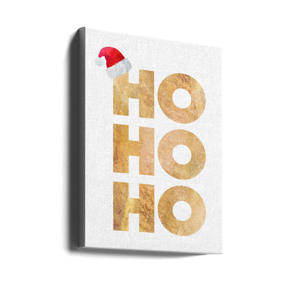 Wall art Hohoho typography Canvas Print