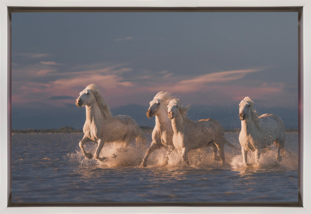 Wall art Angels of Camargue. Horses