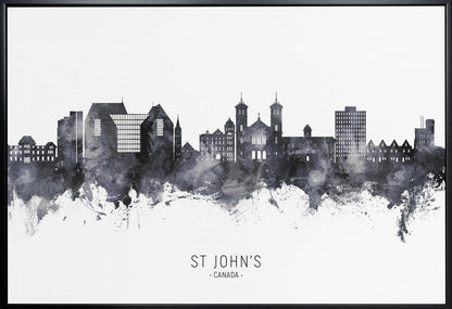 Wall art St John's Canada Skyline