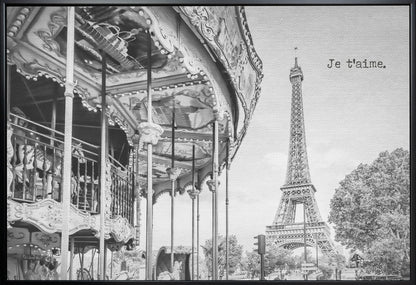 Wall art Je t’aime - Paris