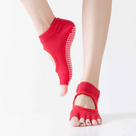 Sports Yoga Toe-Separating Fitness Socks – Non-Slip Performance Socks