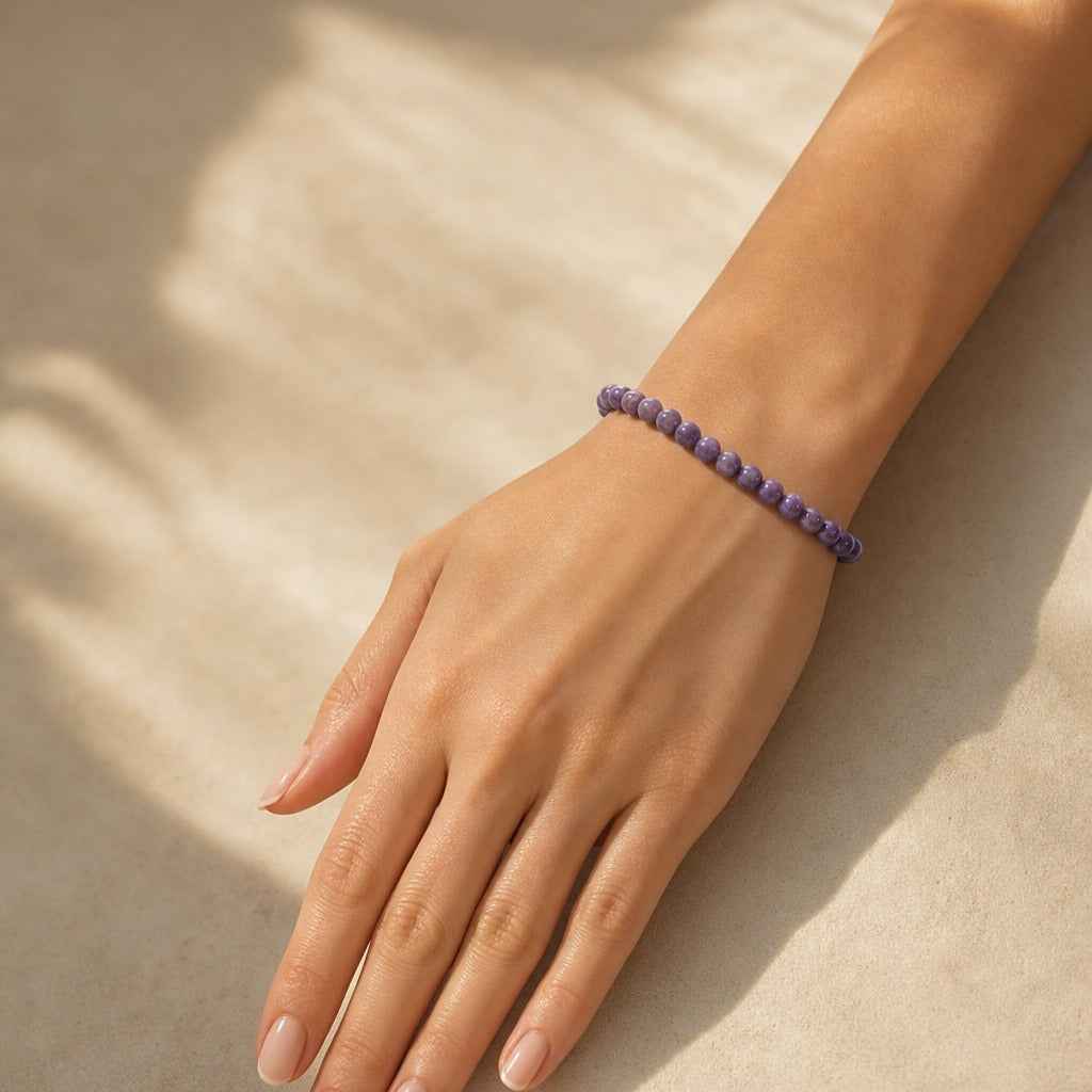 Charoite 7mm Bead Bracelet
