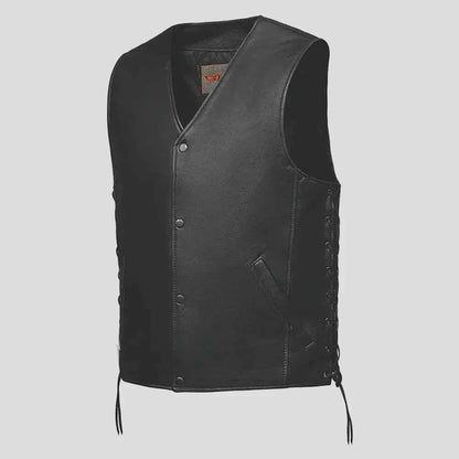 Unik International Men's Laced Side Motorcycle Vest