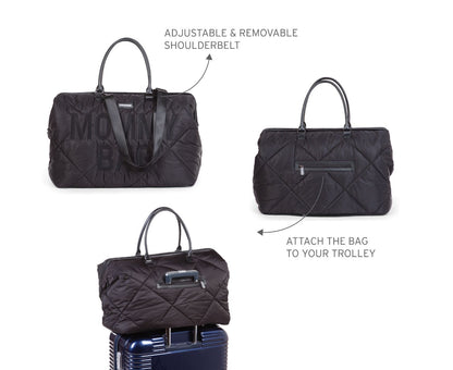 Nursery bag Mommy Bag ® Puffered Black