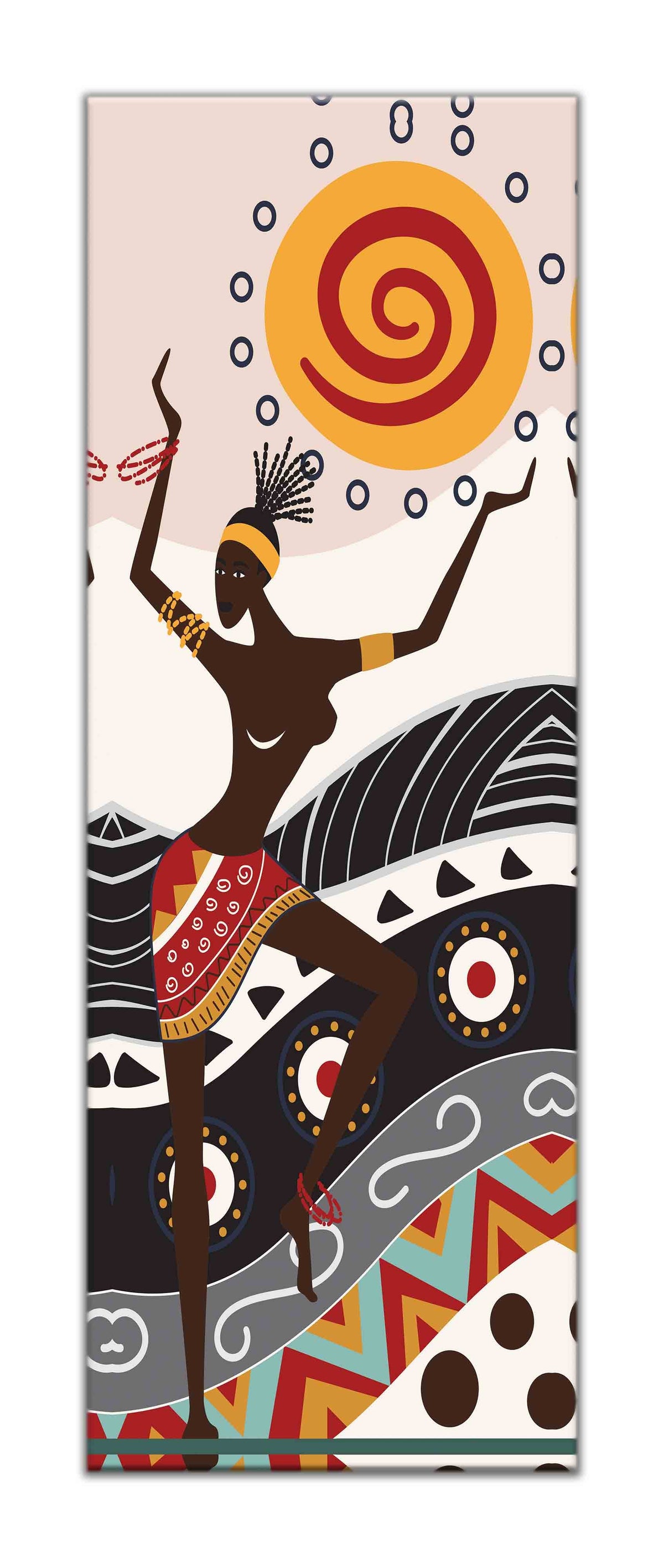 Fine Art- Canvas of African Lady-Wall ART