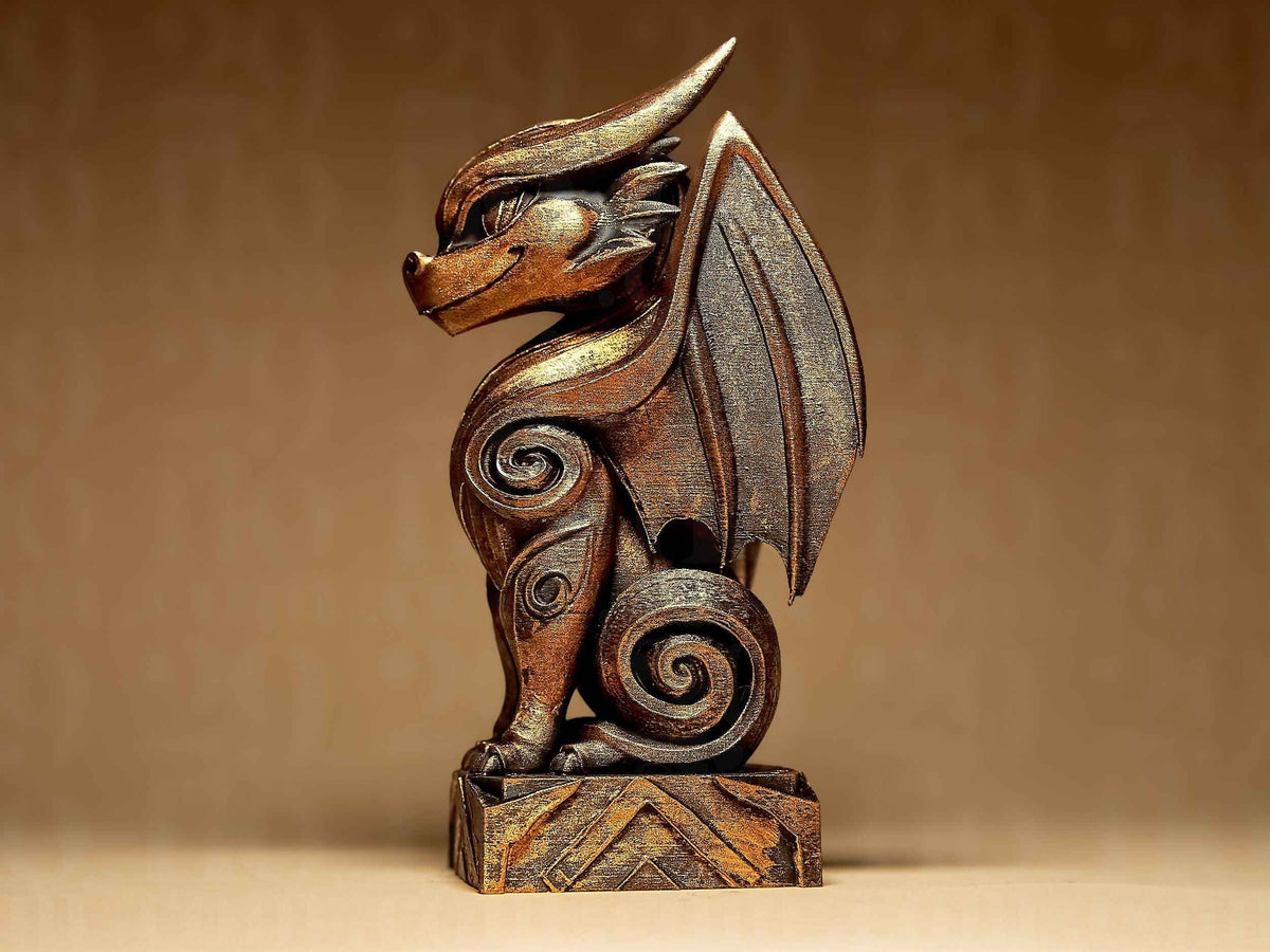 Upright Ornate Dragon - Dragons Series