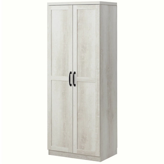 63-Inch Kitchen Pantry Cabinet – 5-Tier Storage Cabinet with Doors & Adjustable Shelves (Canada & United States Delivery Only)