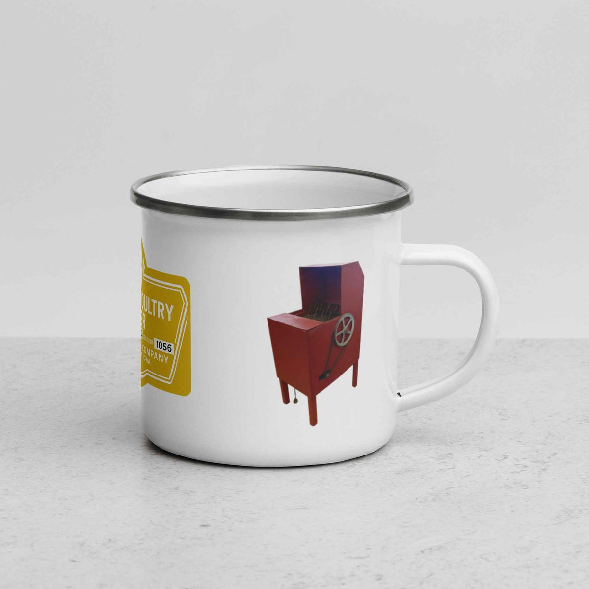 Retro Enamel Mug