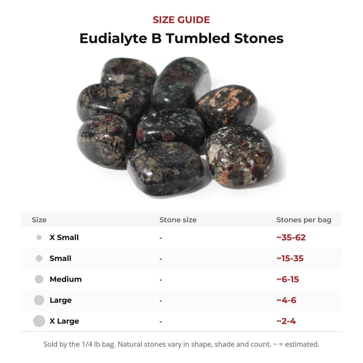 Eudialyte B Tumbled Stones
