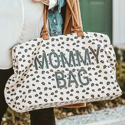 Bold Leopard Print Mommy Bag