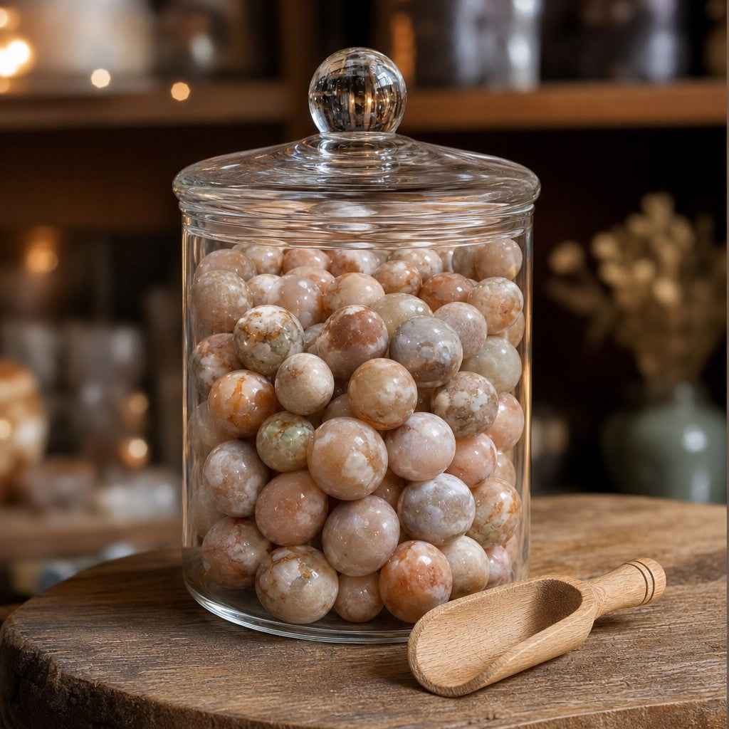 Flower Agate Tumbled Stone