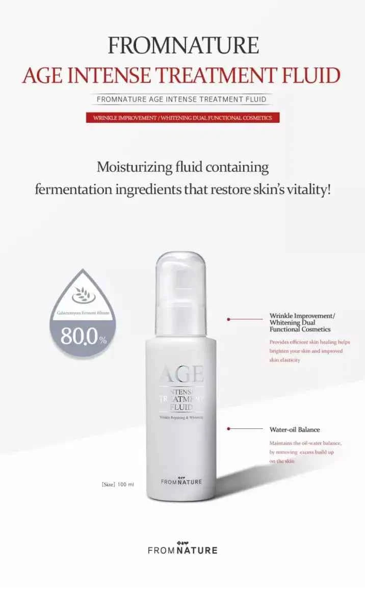 From Nature Age Intense Treatment Fluid 100ml
