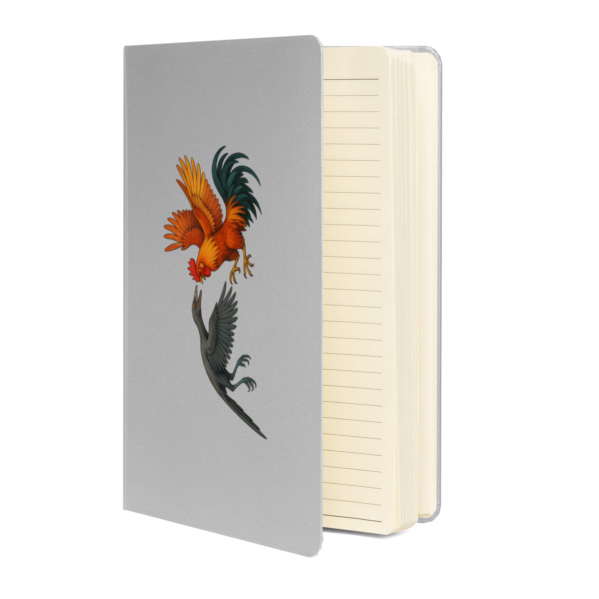 Chickasaurous Battle Hardcover bound notebook