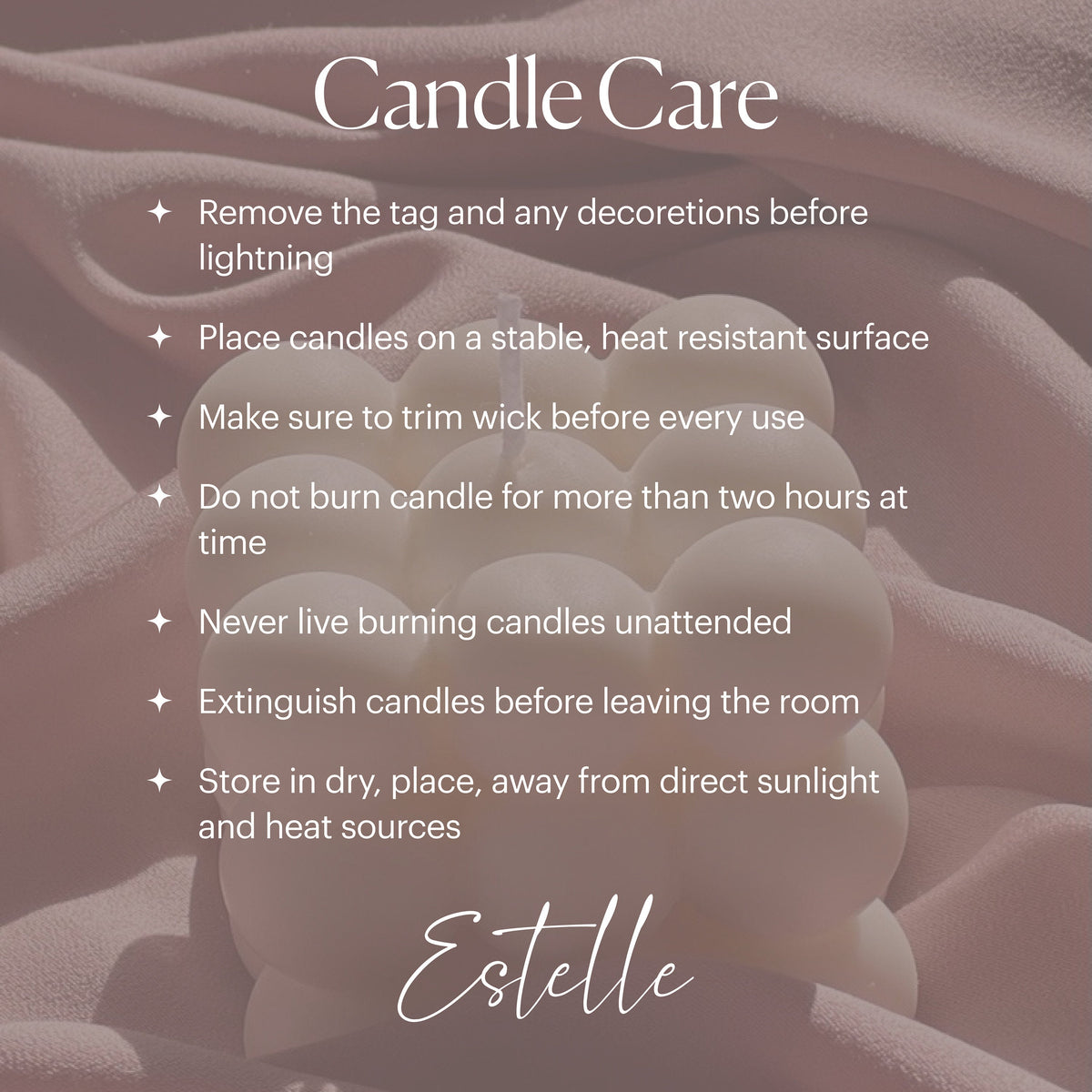 Scalloped Soy Wax Ball Candle | Home Decor