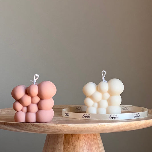 Handmade Bubble Soy Candle | Home Decor