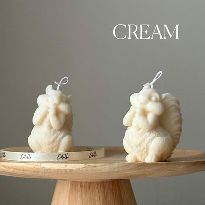 Handmade Squirrel Soy Candle | Sculptural Home Decor