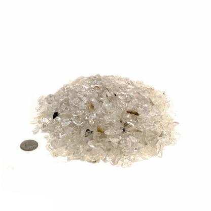 Clear Quartz A Tumbled Stones - Assorted Tiny