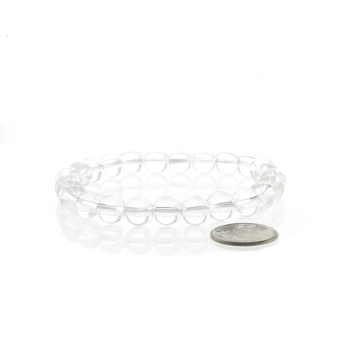 Clear Quartz Bead Bracelet