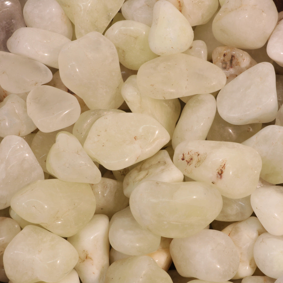 Sulfur Quartz Tumbled Stones