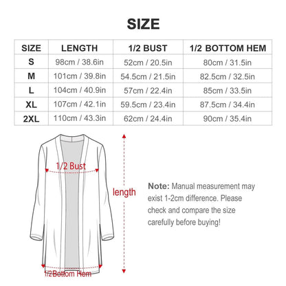 Indigo Haze Mid-Length Cardigan
