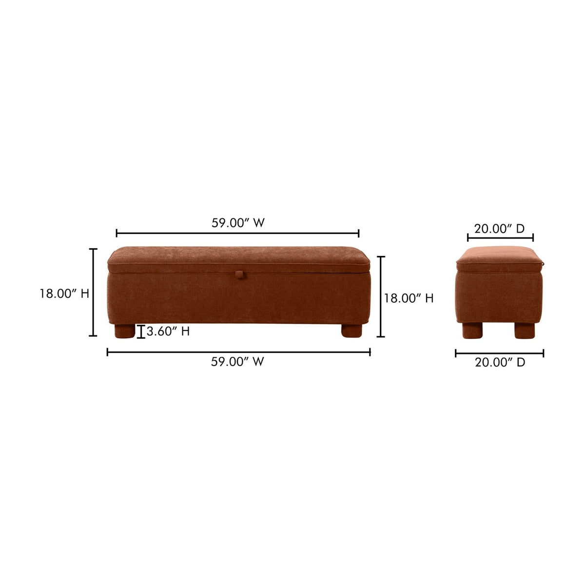 Isla Storage Bench