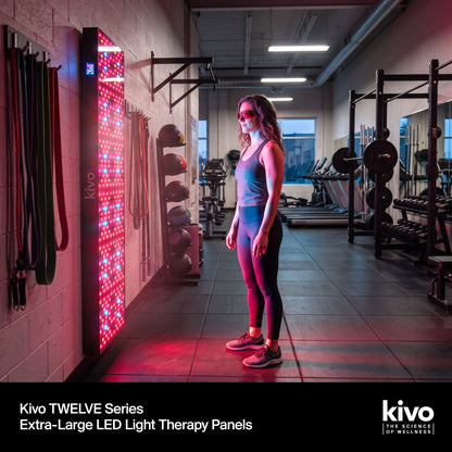 Kivo TWELVE Series - Extra Large Red Light Therapy Panel