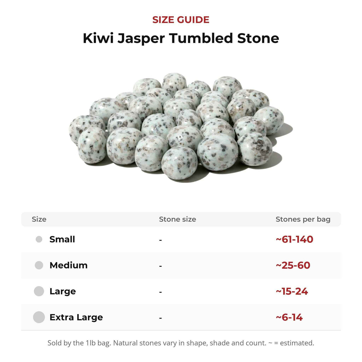 Kiwi Jasper Tumbled Stone
