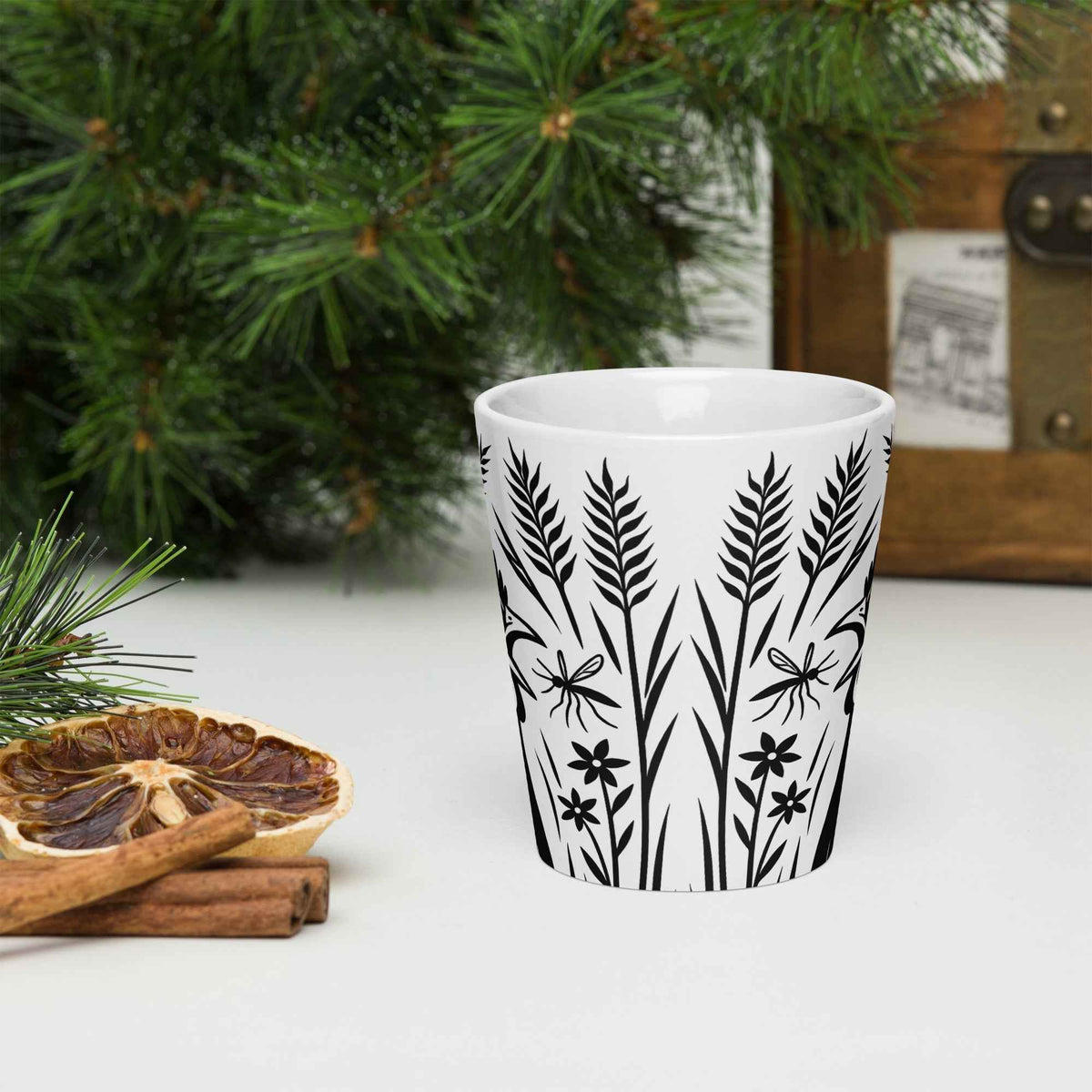Wheat Rooster Latte mug