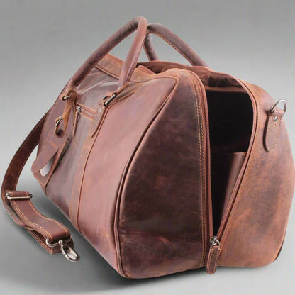 Greenwood Leather Weekend Travel Bag