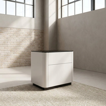 Malaga Two-Drawer Bedside Table