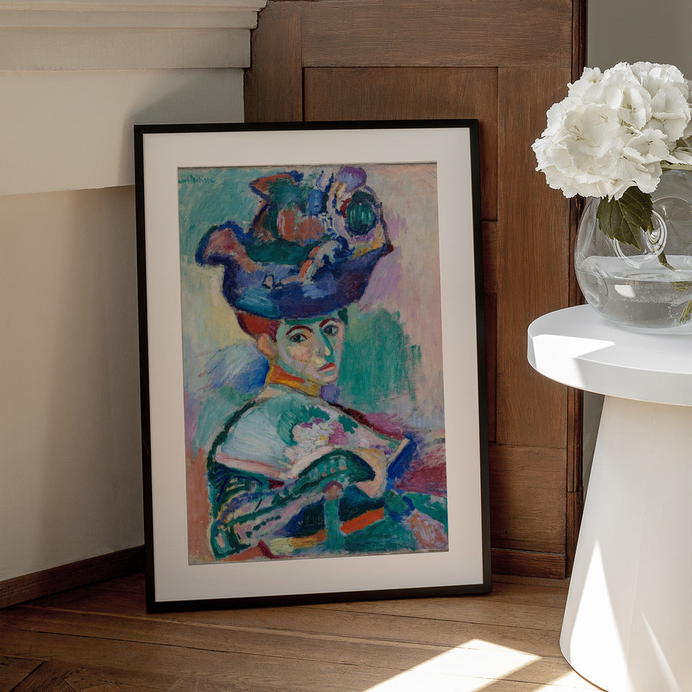 Wall art Woman With Hat