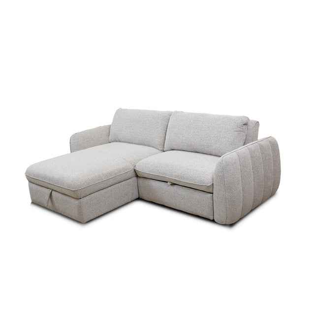 Amira Pullout Sleeper Sectional with Storage Chaise