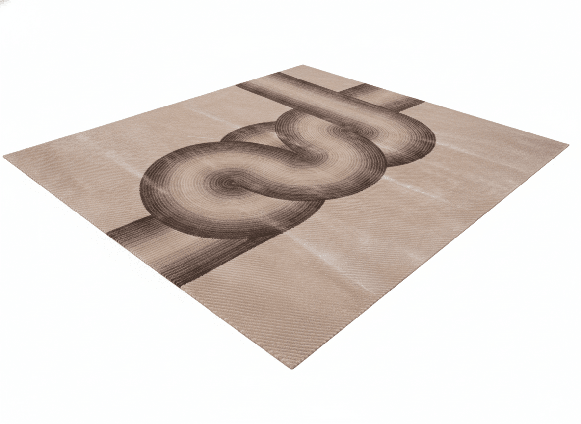 Modern Gradient Loop Handcrafted Rug