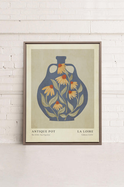 LA LOIRE, Oeuvre sur toile étiré