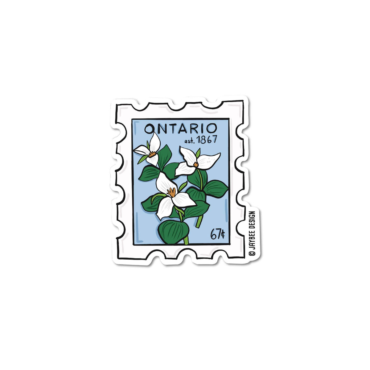 Canada Stamp Vinyl Sticker Pack