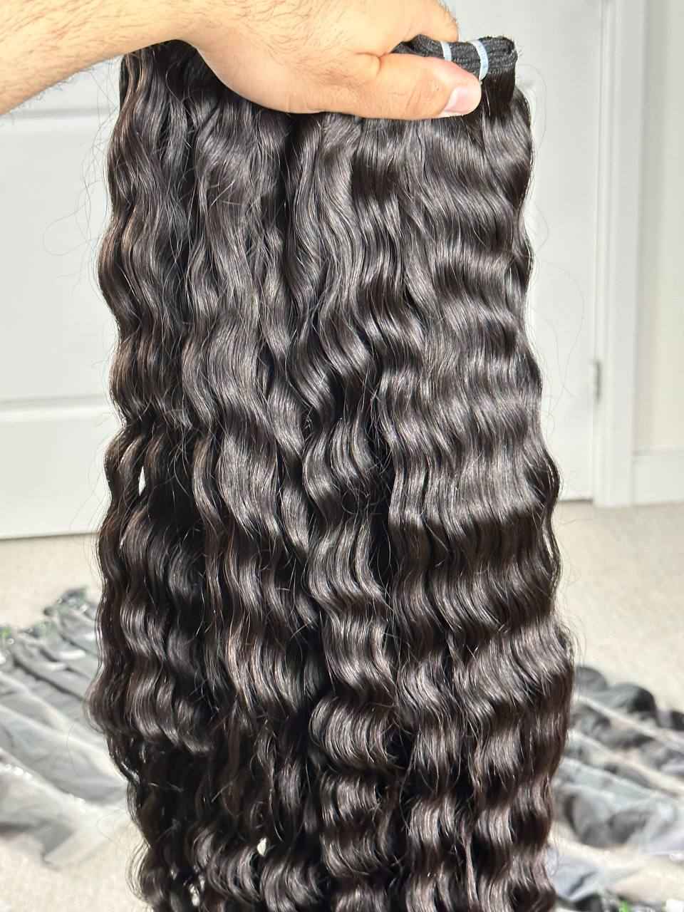 3 Bundle Deal- Indian Virgin Loose Curly Hair-Save 10%