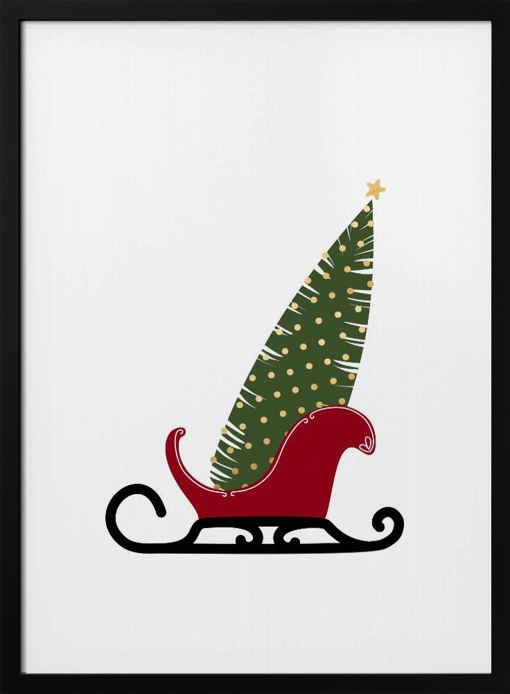 Wall art Let's go (gold)