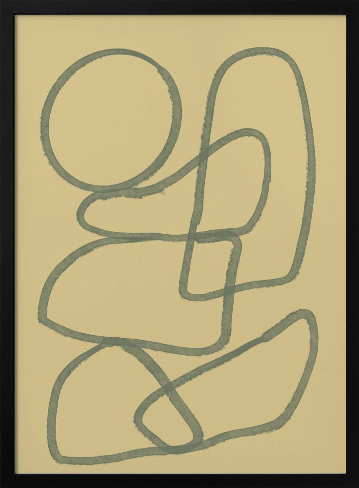 Wall art Line drawing ABSTRACT