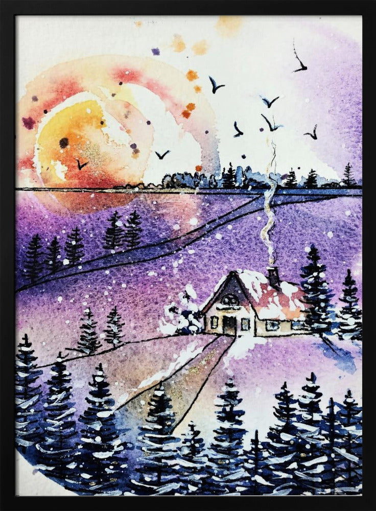 Wall art Winter 2 Canvas Print