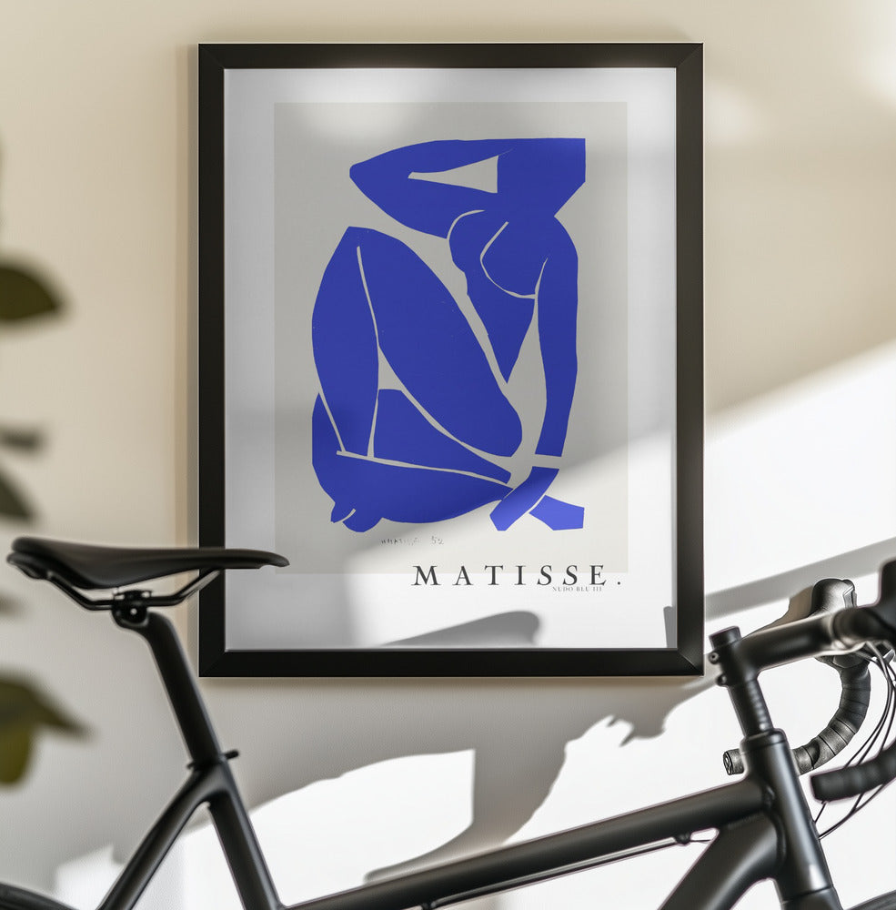 Wall art Nudo Blu III 1952 Boarder