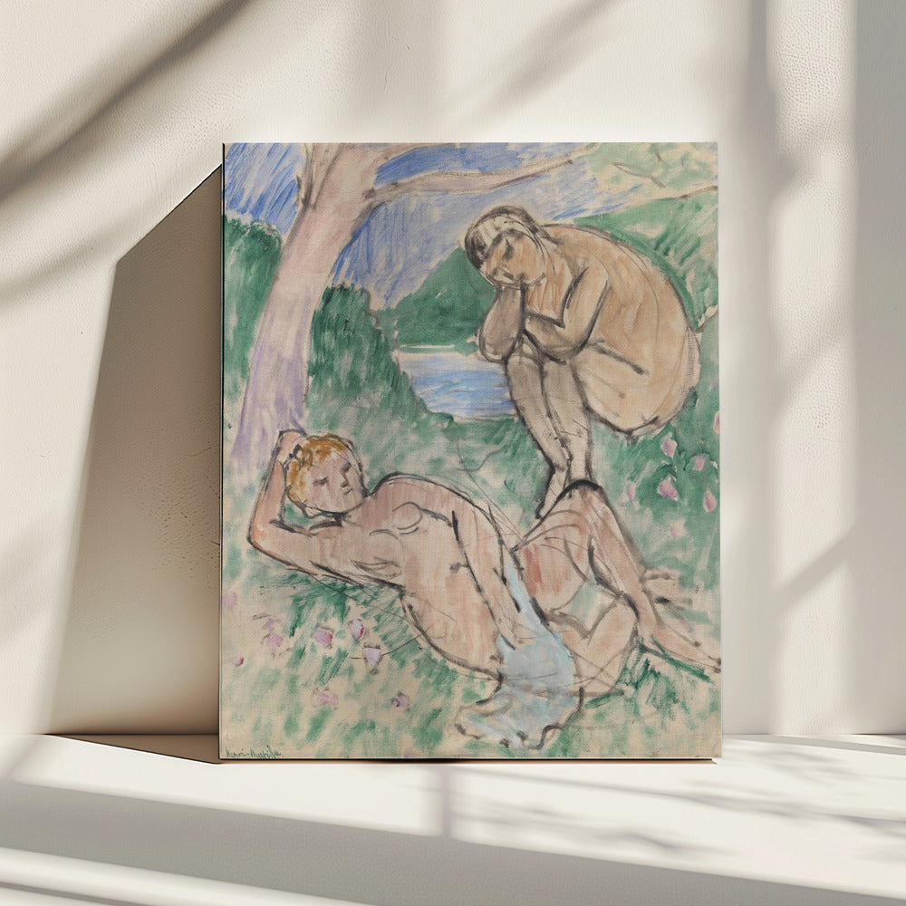 Wall art Baigneurs