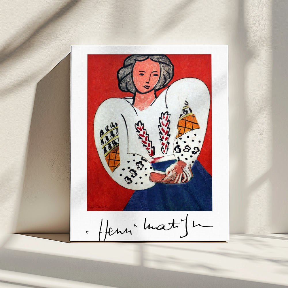 Wall art Henri Matisse, La Camicetta Romena, 1940