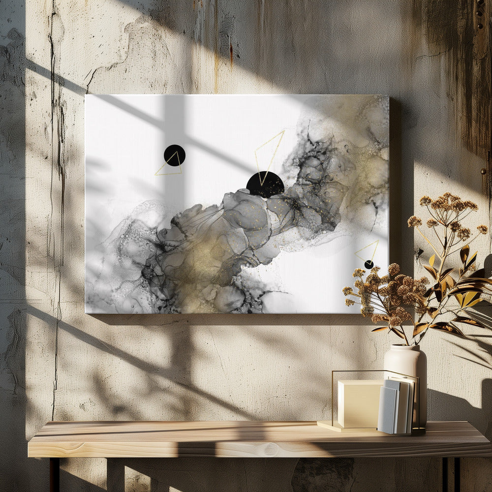 Wall art ALCOHOL INK Galaxy abstract