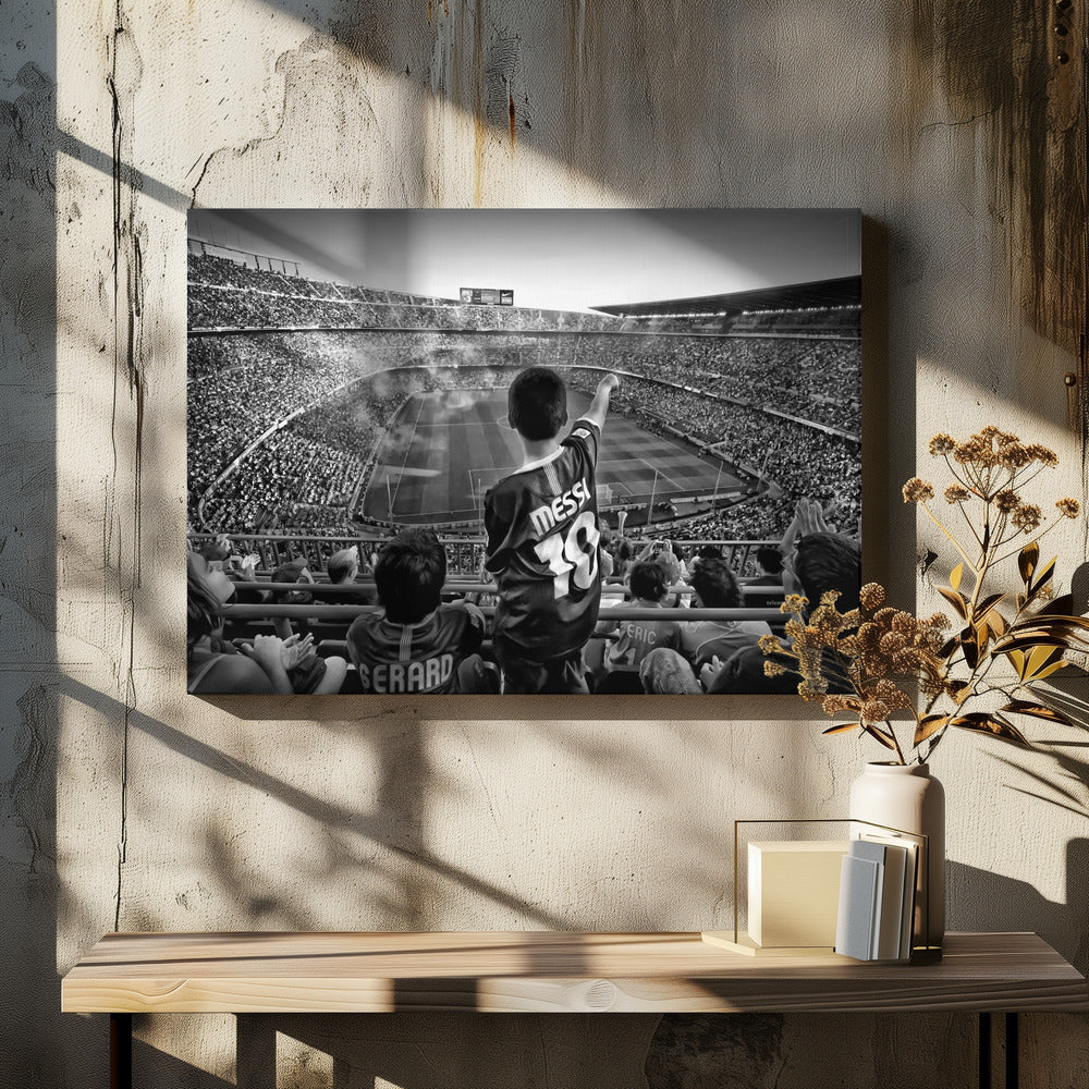 Wall art Cathedral of Football