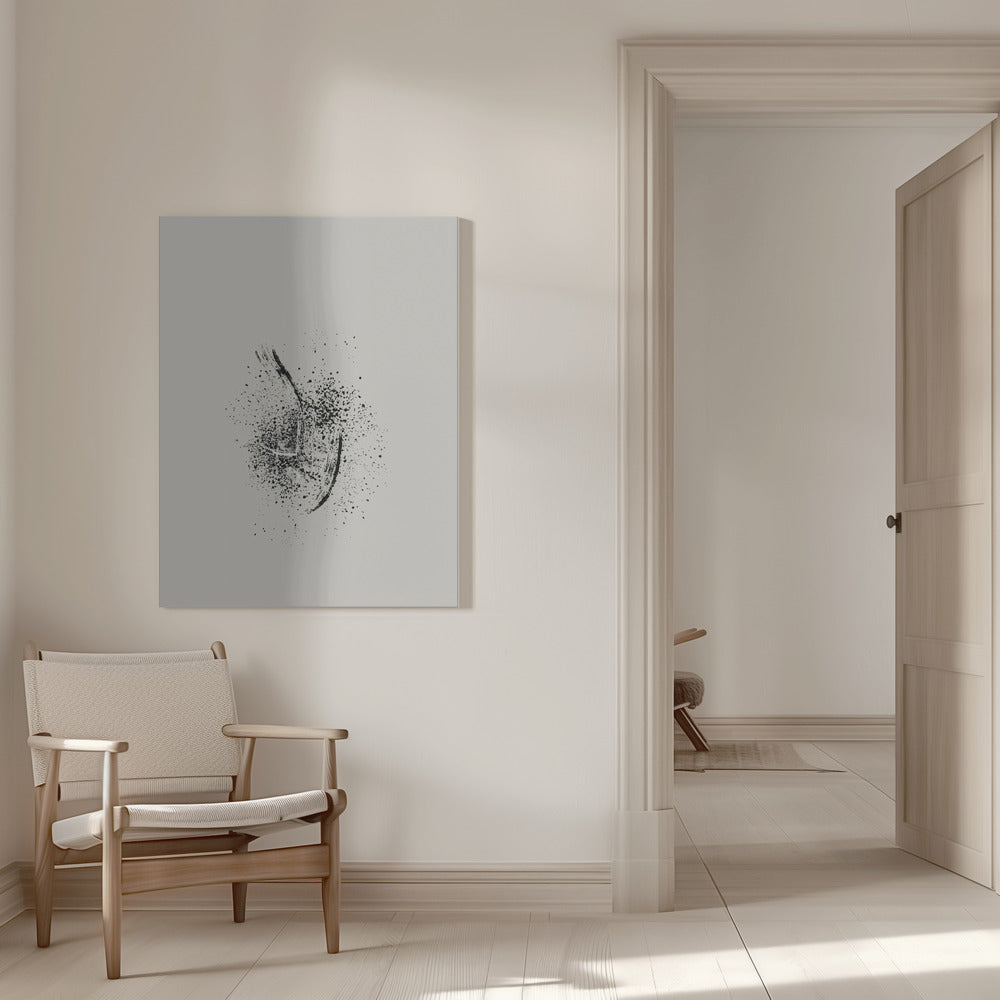 Wall art Brush splatters #2
