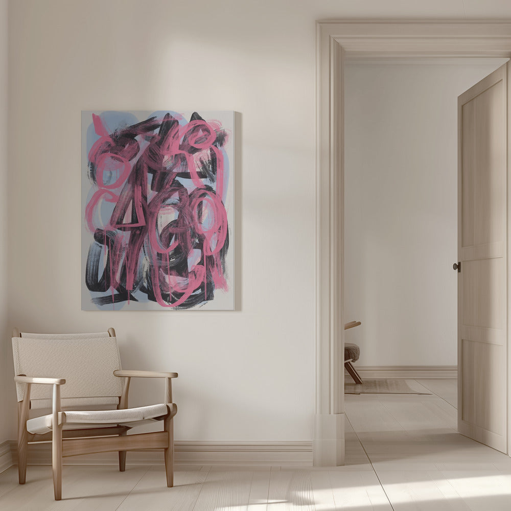 Wall art Dry brush abstract