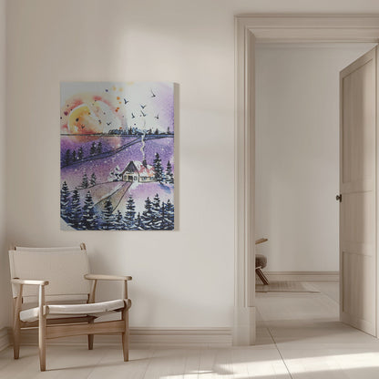 Wall art Winter 2 Canvas Print