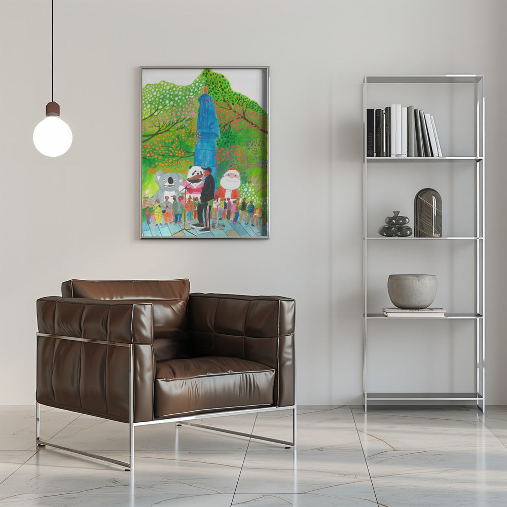 Wall art Street Concert Canvas Print